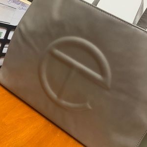 Medium Gray Telfar Bag with Tags